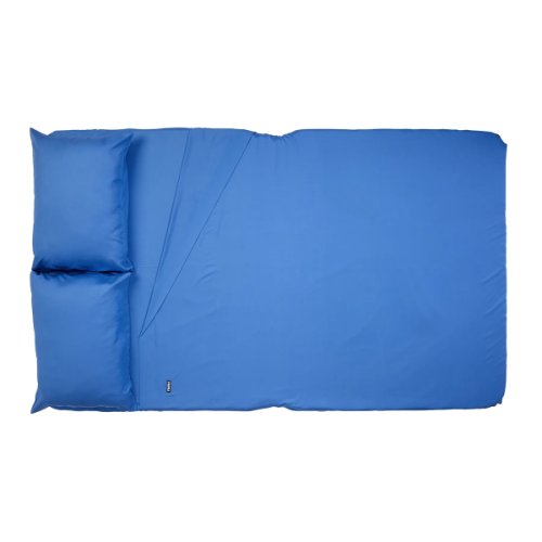 Lenjerie de pat, thule, pentru saltea de 3 persoane, albastru