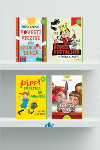 Pachet bestsellers funny green - andrew clements, astrid lin...