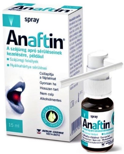 Anaftin spray 1.5% - 15ml
