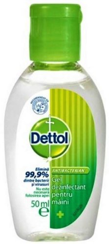 Reckitt-benckiser Dettol gel dezinfectant pentru maini - 50ml