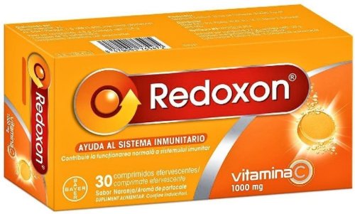 Redoxon vitamina c 1000mg portocala - 30 comprimate efervescente - sprijin imunitar