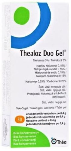 Thealoz duo gel 0.4g ctx30 fi