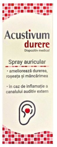 Zdrovit acustivum durere spray auricular 20ml