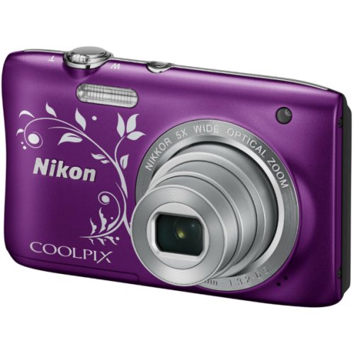 Aparat foto compact nikon coolpix s2900, violet + card 4gb + husa