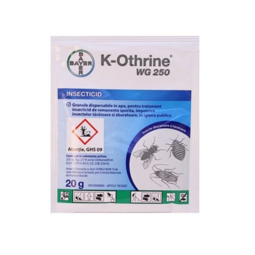 Bayer insecticid k-othrine wg 250, 20 g