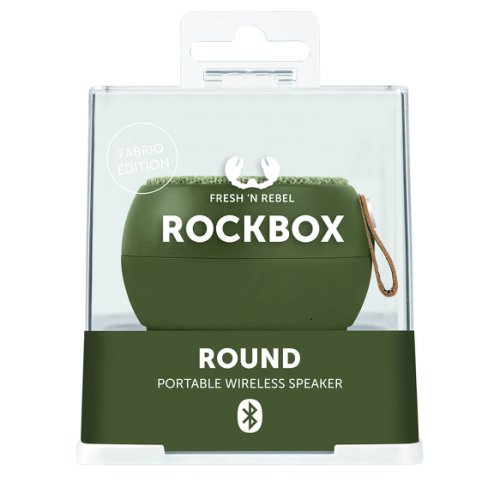 Boxa portabila fresh`n rebel 156796 rockbox round army
