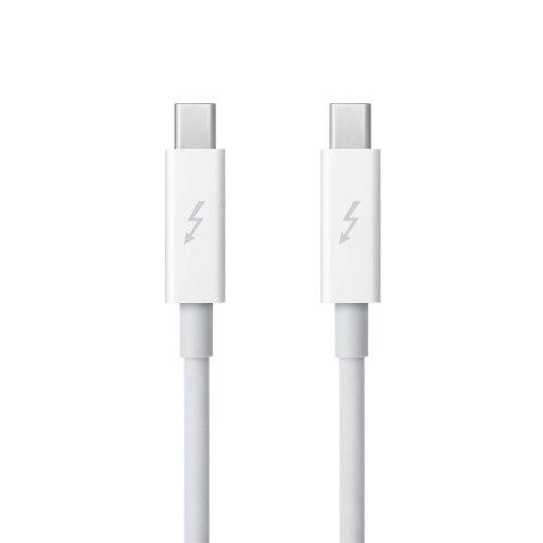 Cablu de date apple thunderbolt, 0.5m, alb
