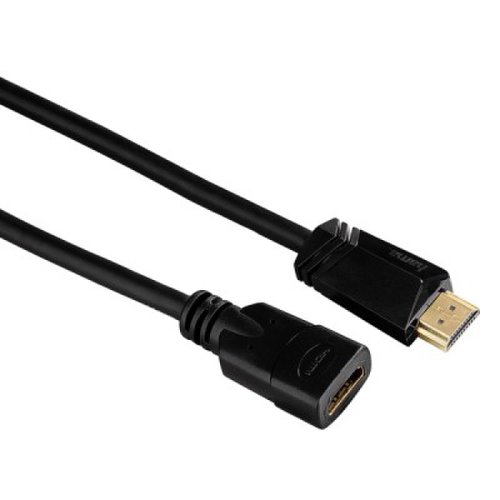 Cablu hdmi hama 122110, plug - socket, 3 m