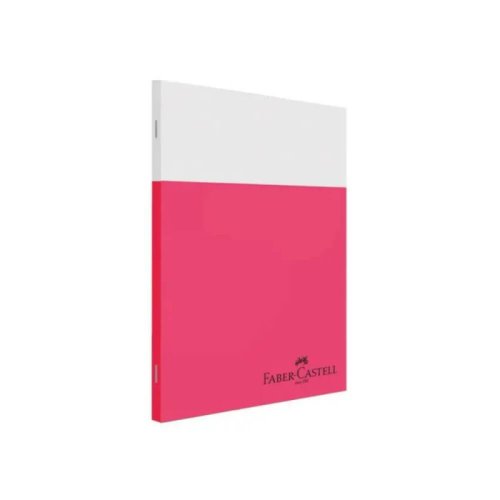 Caiet matematica a4 60 file faber-castell, coperta roz de plastic