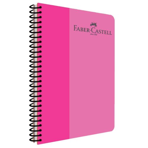 Caiet spiralat aritmetica (ar), a4, 100 file, roz, coperta pp bicolora faber-castell