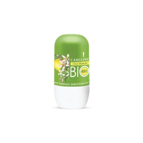 Careline bio roll-on, deodorant, citrus blossom, 75 ml