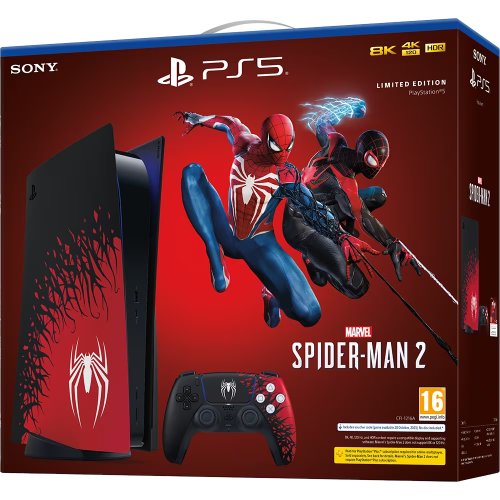 Consola ps5 sony c chassis 825gb, marvel's spider-man 2, limited edition