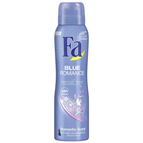 Deodorant spray fa blue romance, 150 ml, protectie pana la 48h