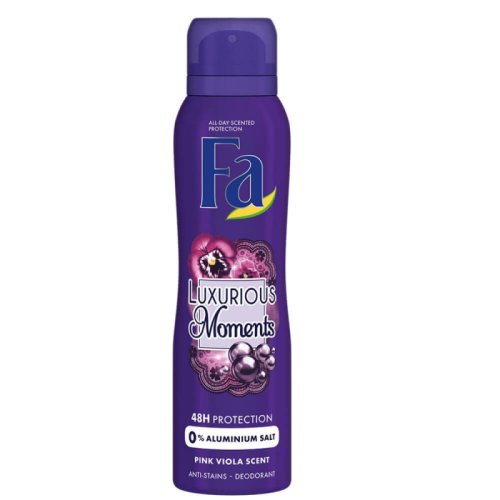 Deodorant spray fa luxurious moments, 150 ml, protectie pana la 48h, parfum elegant