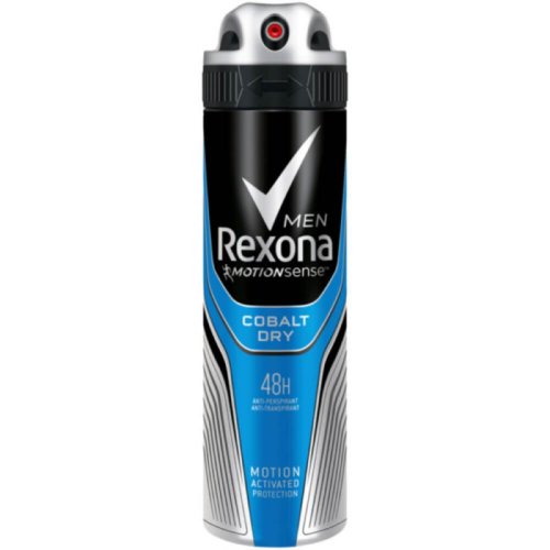 Deodorant spray rexona cobalt dry, 150 ml, protectie 48h
