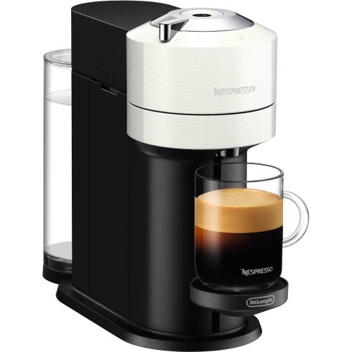 Espressor cu capsule nespresso-de'longhi env120.w vertuo next, 1500 w, 1.1 l, control prin bluetooth si wi-fi, tehnologie centrifusion, alb