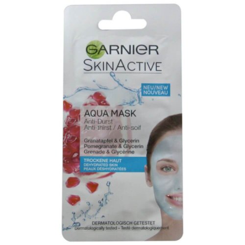 Masca mini garnier skin active aqua mask cu rodie, 8 ml
