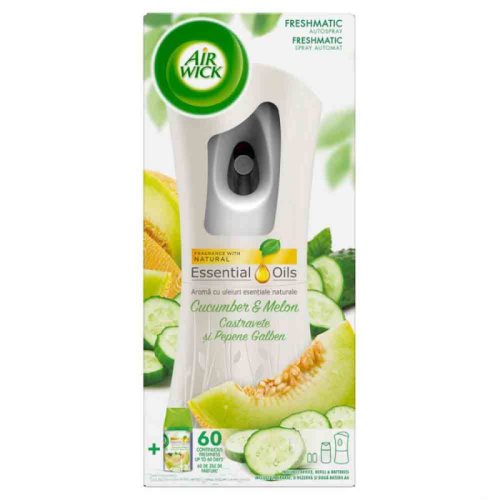 Odorizant de camera electric si rezerva air wick cucumber and melon, 250 ml