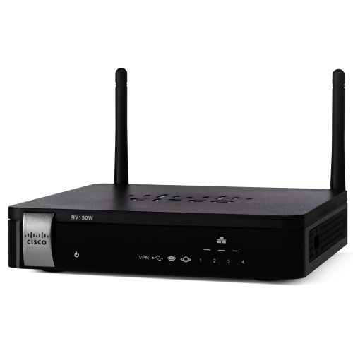 Router wireless-n cisco vpn rv130, negru