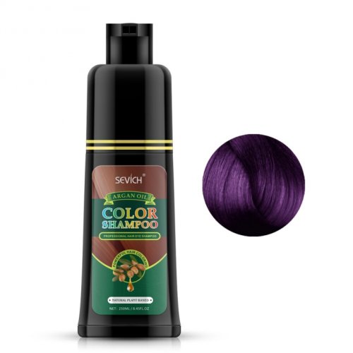 Sampon de vopsire a parului, purple, argan oil, sevich, 500 ml