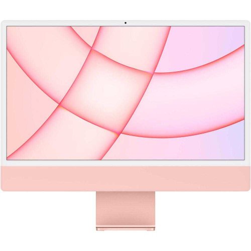 Sistem desktop pc all-in-one Apple imac 24 (mid 2021), Apple m1, 8gb ram, ssd 256gb, Apple m1 8-core gpu, macos big sur, int kb, pink