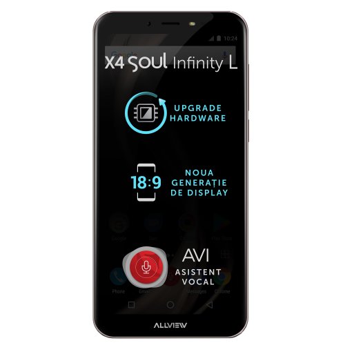 Telefon mobil allview x4 soul infinity l, 16gb, dual sim, auriu