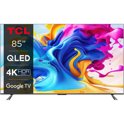 Televizor smart qled tcl 85c645, 214 cm, ultra hd 4k, clasa g