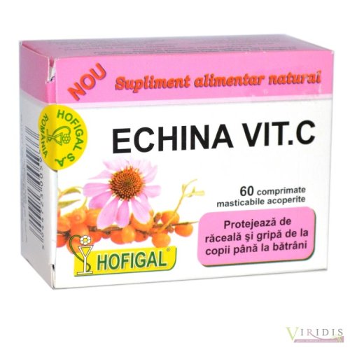 Echinaceea + vitamina c ct*60cpr hofigal