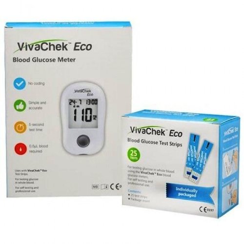 Vivacheck glucometru vgm-02 pachet 100 teste gratuite