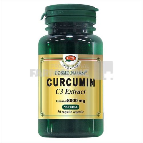 Cosmo pharm curcumin c3 extract 400 mg echivalent 8000 mg 60 capsule
