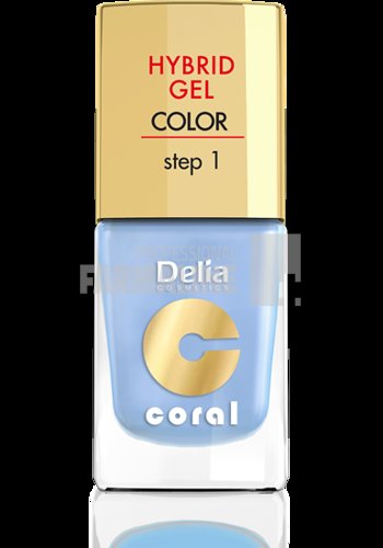 Delia coral hybrid gel color step 1 lac unghii 09