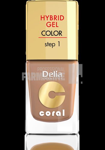 Delia Cosmetics Delia coral hybrid gel color step 1 lac unghii 19