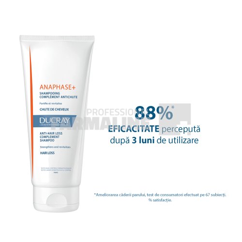 Ducray anaphase+ sampon anticadere fortifiant si revitalizant 200 ml