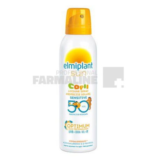 Elmiplant sun sensitive lotiune spray protectie solara copii spf50 150 ml 