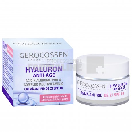 Gerocossen hyaluron anti-age crema antirid de zi spf10 50ml