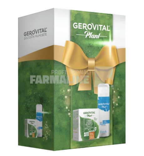 Farmec Gerovital pachet antirid nutritiva ten normal mixt 50 ml + deodorant spray fresh 150 ml