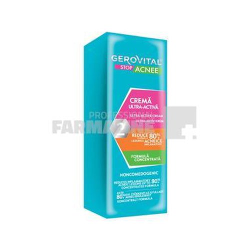 Farmec Gerovital stop acnee crema ultra-activa 15 ml