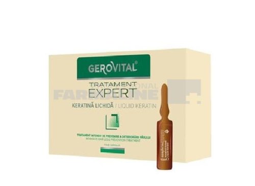 gerovital tratament expert keratină lichidă fiole 10 ml 10 fiole