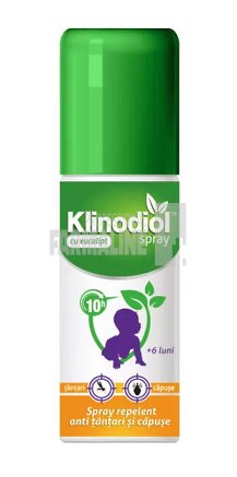 Klintensiv Klinodiol copii - spray repelent cu eucalipt ant-tantari si capuse 100 ml