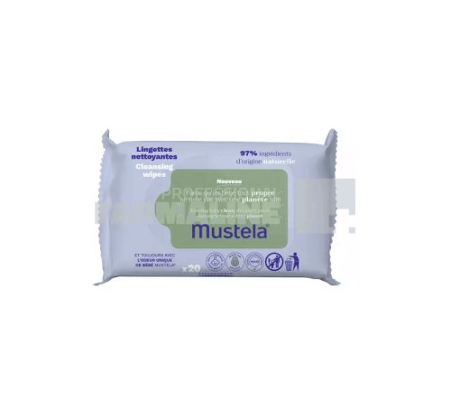 Laboratories Expanscience Mustela servetele umede cu extract eco de avocado pentru fata si corp 20 bucati