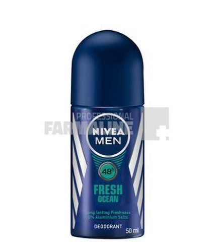 Nivea 80054 men fresh ocean deodorant roll-on 50 ml