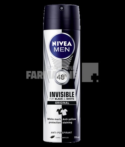 Nivea 82241invisible power black&white deodorant spray 150 ml 