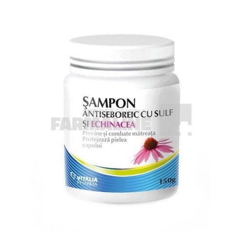 Vitalia Pharma Sampon antiseboreic cu sulf si echinacea 150 g
