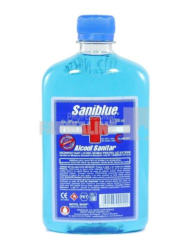 Motel Shop Sani blue alcool sanitar 70% 200 ml