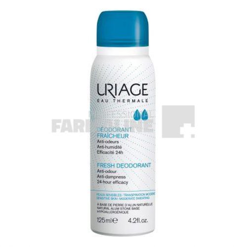 Uriage deodorant spray cu piatra de alaun 125 ml