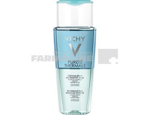 Vichy purete thermale demachiant bifazic waterproof pentru ochi sensibili 150 ml