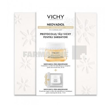 Vichy xmas 2022 neovadiol peri-menopause pk crema zi tnm 15ml+crema noapte toate tipurile de ten 15ml x 1 pach, loreal