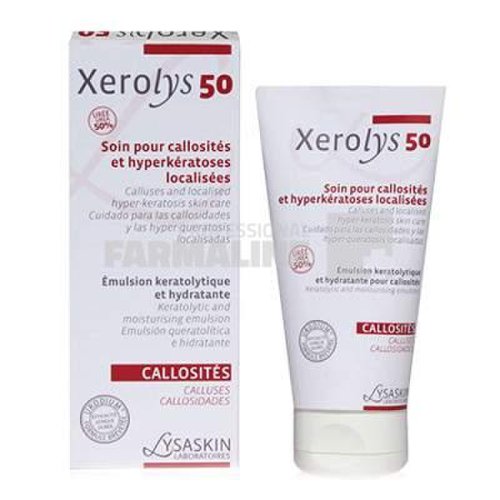 Laboratory Lysaskin  Xerolys 50 emulsie hidratanta pentru calusuri si hiperkeratoze 40 ml