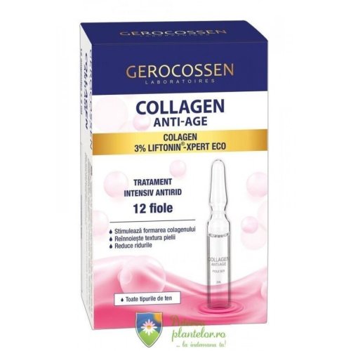 Fiole tratament antirid intensiv collagen anti-age 12*2 ml