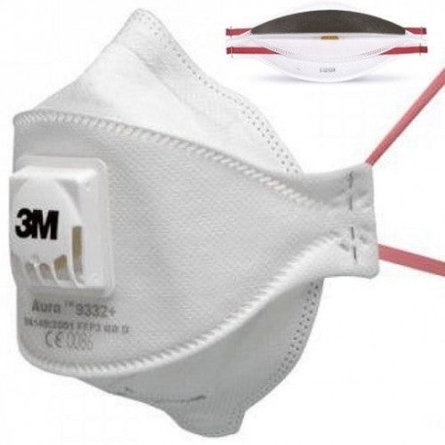 Semimasca protectie respiratorie 3m 9332 ffp3 - alb